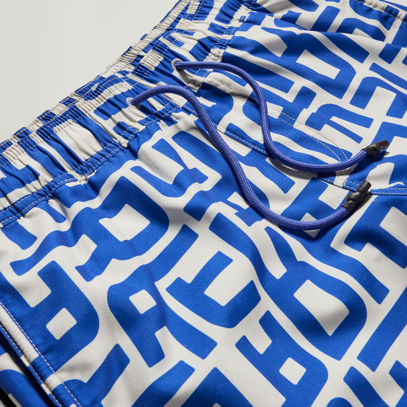 G-STAR Outlet Dirik Letter Allover Swimshorts Multi color