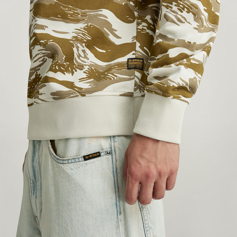 G-STAR Outlet Tiger Camo Sweater Multi color