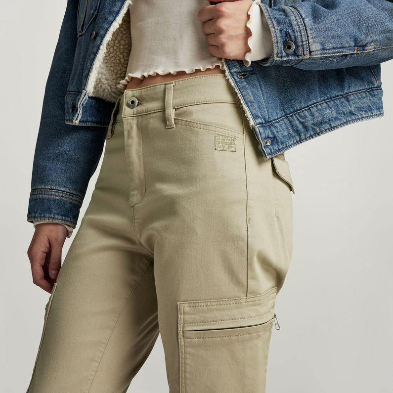 G-STAR Outlet Skinny Cargo Pants Beige