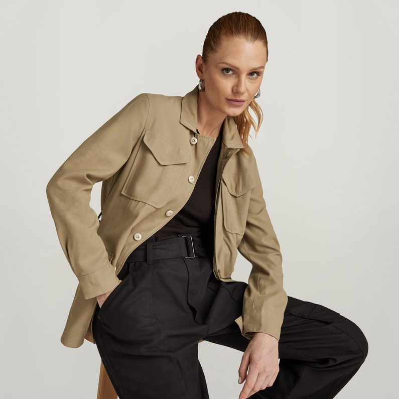 G-STAR Outlet Chaqueta Fluid Field Verde