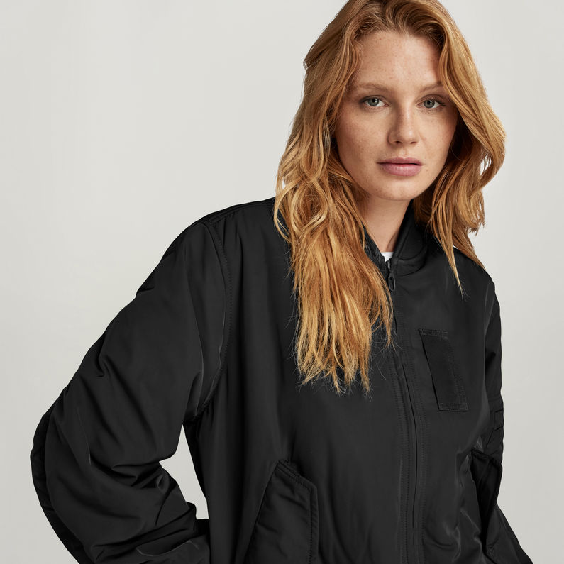 G-STAR Outlet Bomber Padded Jacket Black