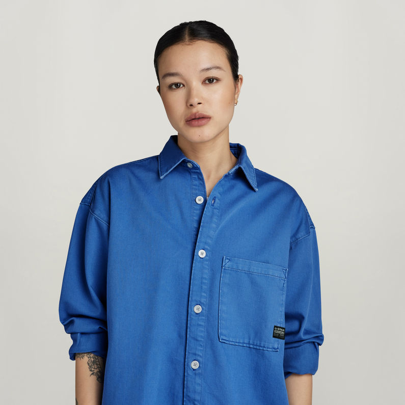 G-STAR Outlet Sobrecamisa Relaxed Denim Azul intermedio
