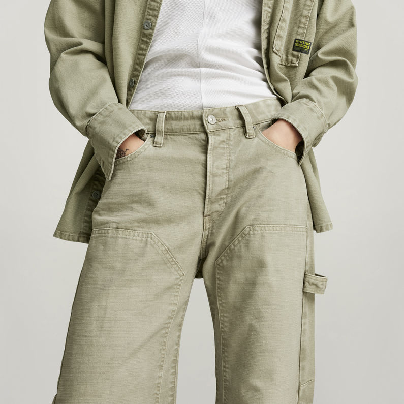 G-STAR Outlet Bowey Carpenter Loose Jeans Green