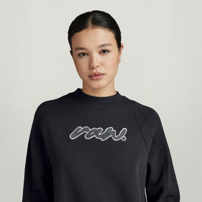 G-STAR Outlet Cornely RAW Dot Raglan Sweater Black