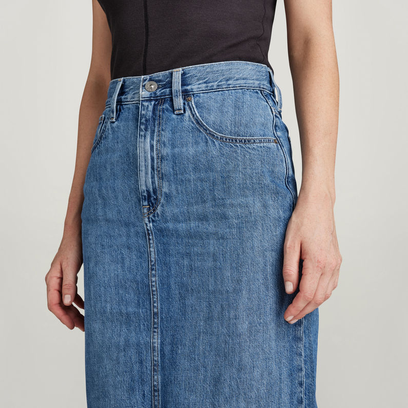 G-STAR Outlet Viktoria Long Skirt Medium blue