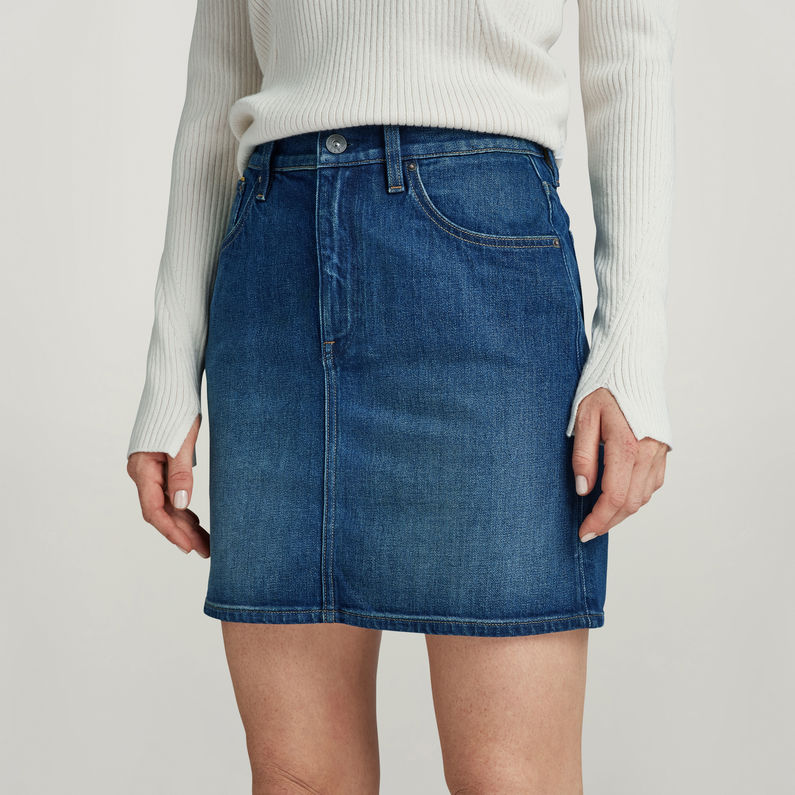 G-STAR Outlet Viktoria Short Skirt Clean Edge Dark blue