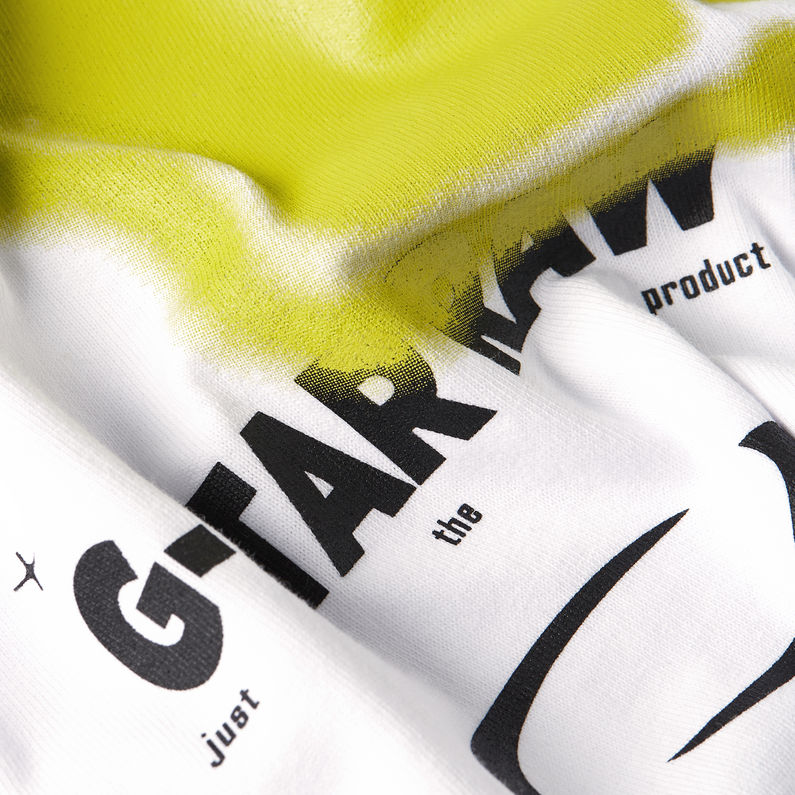G-STAR Outlet Back Graphic Loose T-Shirt White