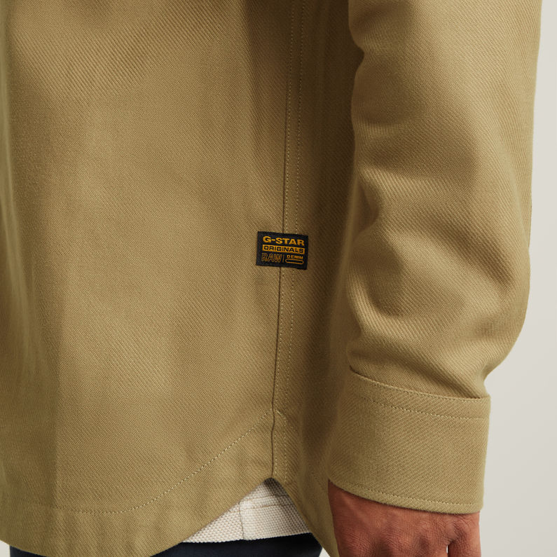 G-STAR Outlet GPO Zip Overshirt Green