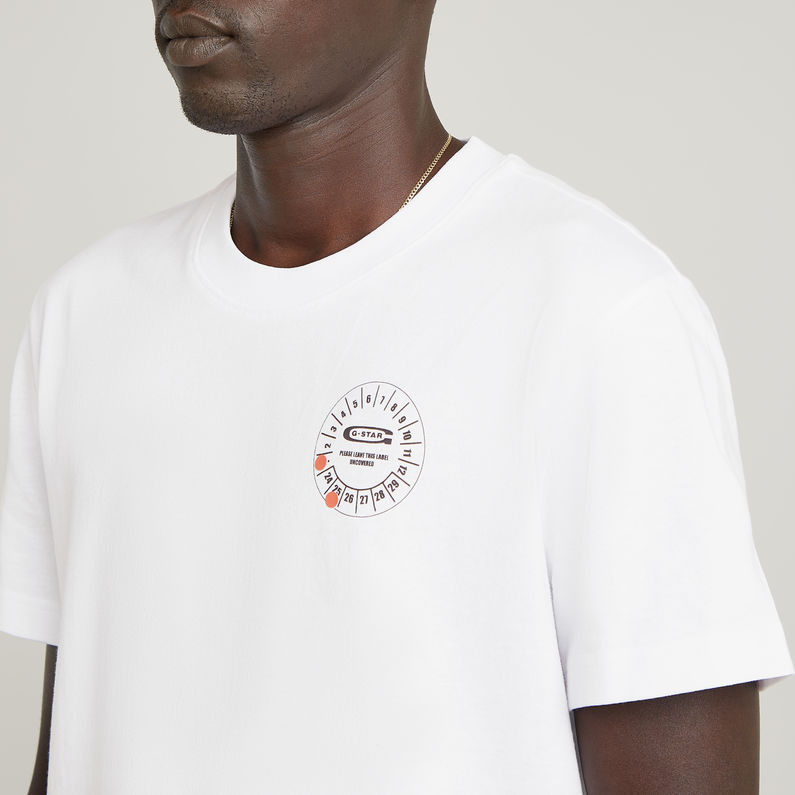 G-STAR Outlet Gauge T-Shirt White