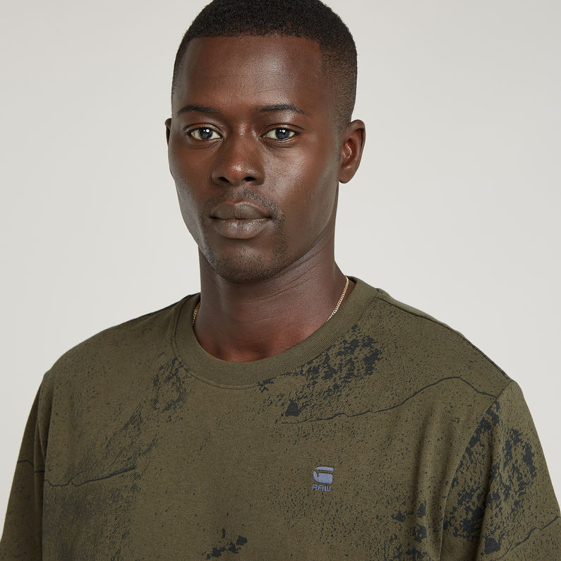 G-STAR Outlet Wash Allover T-Shirt Multi color