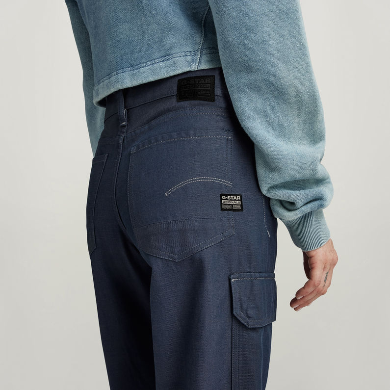 G-STAR Outlet Judee Cargo Low Waist Loose Jeans Dark blue