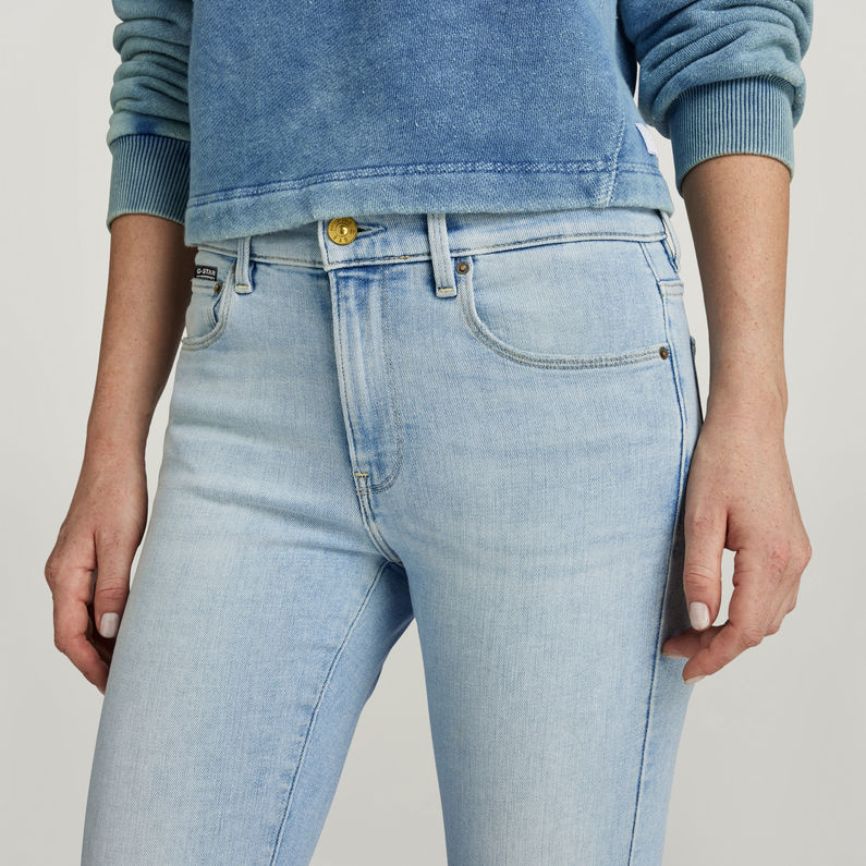G-STAR Outlet 3301 Skinny Split Jeans Light blue