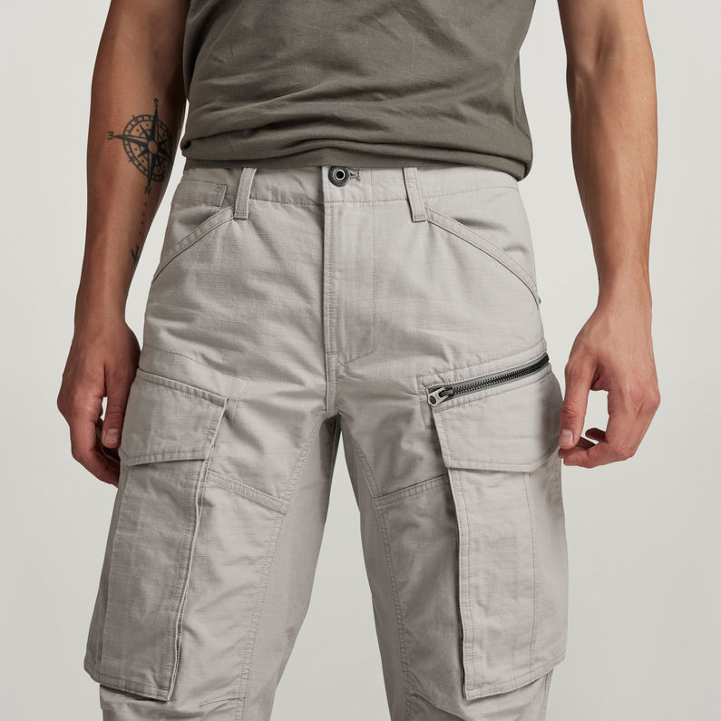 G-STAR Outlet Pantalones Rovic Zip 3D Regular Tapered Gris