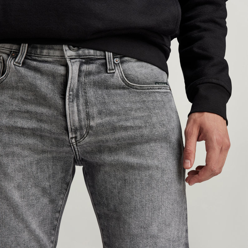 G-STAR Outlet 3301 Slim Denim Shorts Grey