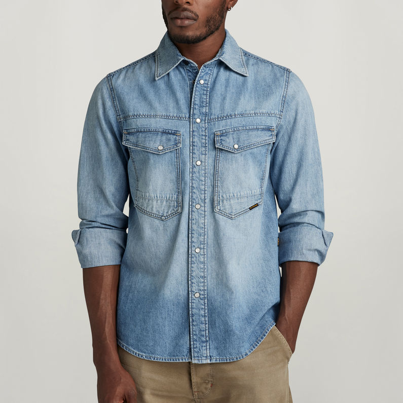 G-STAR Outlet Dakota Regular Shirt Light blue