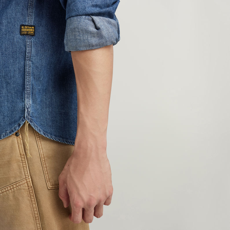 G-STAR Outlet Nimes Regular Shirt Medium blue