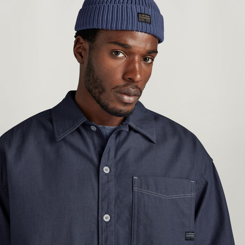 G-STAR Outlet Sobrecamisa Boxy Fit Azul oscuro