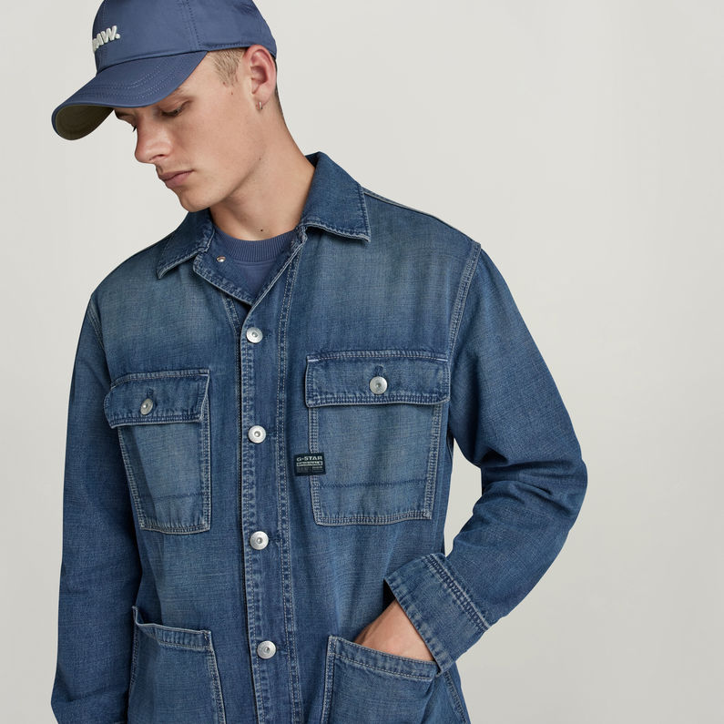 G-STAR Outlet Chaqueta Chore Azul intermedio