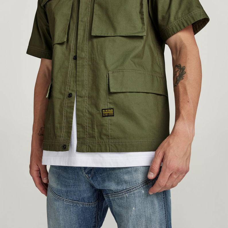 G-STAR Outlet R-3N Slim Overshirt Green