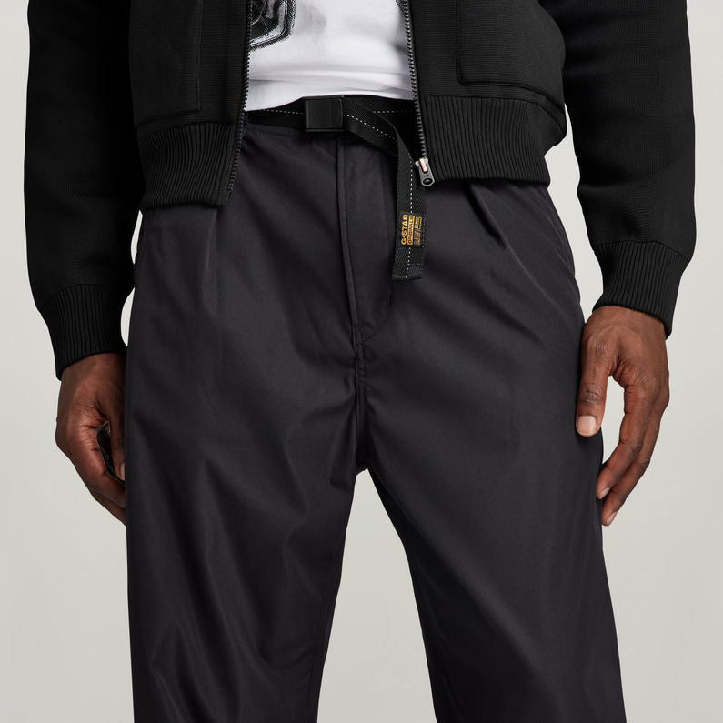 G-STAR Outlet Pleated Chino Belt Relaxed Black