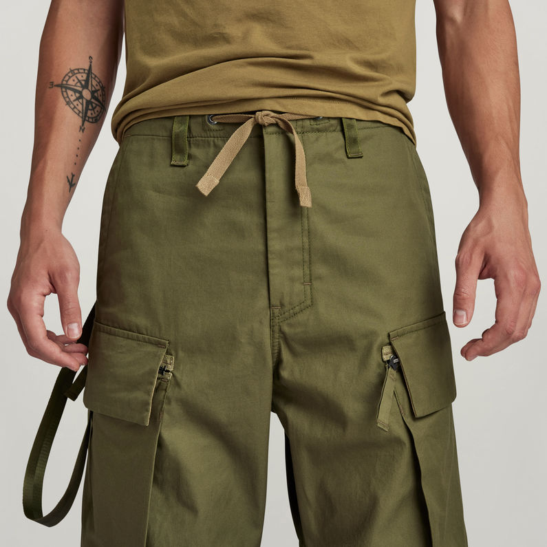 G-STAR Outlet R-3N Balloon Cargo Pants Green