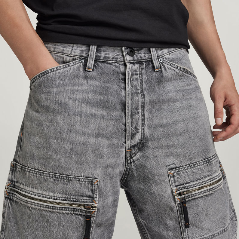 G-STAR Outlet Denim Cargo Loose Shorts Grey