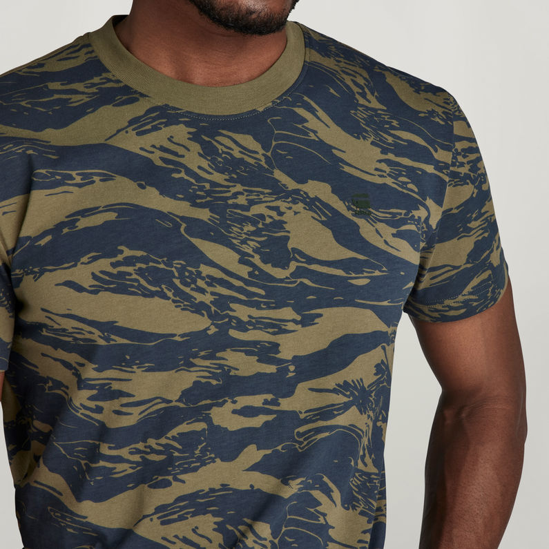 G-STAR Outlet Tiger Camo T-Shirt Multi color
