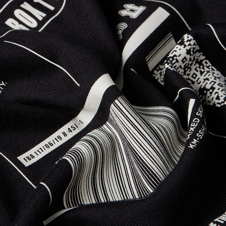 G-STAR Outlet Shipping Graphic Boxy T-Shirt Black