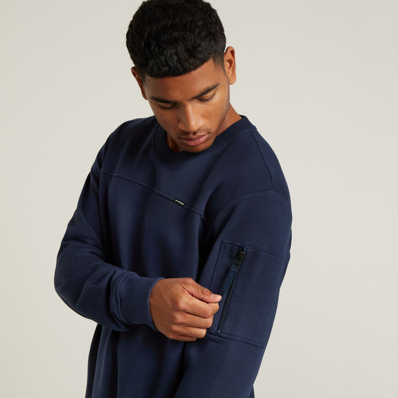 G-STAR Outlet Sleeve Pocket Tweeter Dark blue