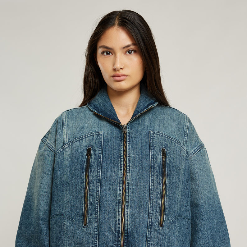 G-STAR Outlet FACETASM Unisex Apollo Jacket Medium blue