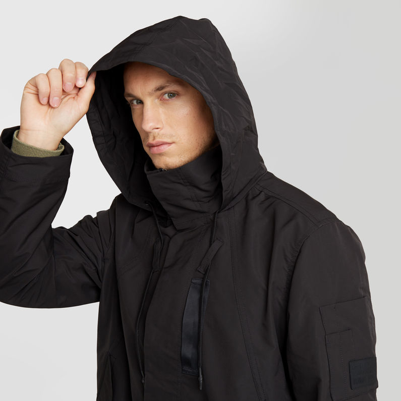 G-STAR Outlet Tech Unpadded Coat Black