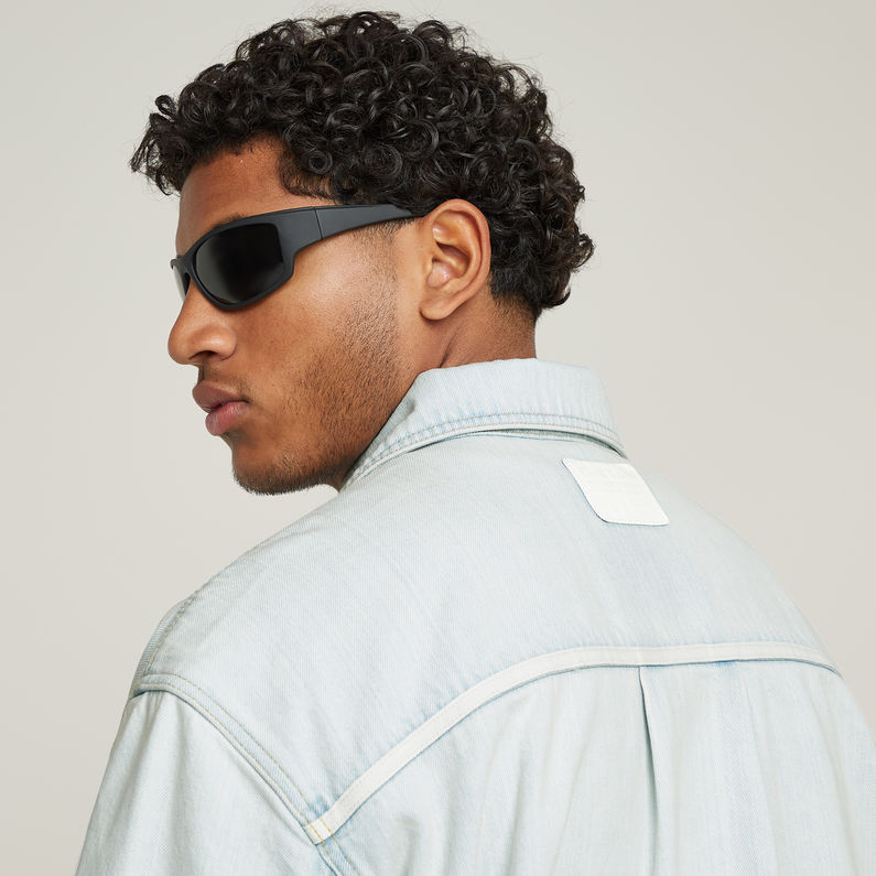 G-STAR Outlet Oversized Chore Jacket Light blue