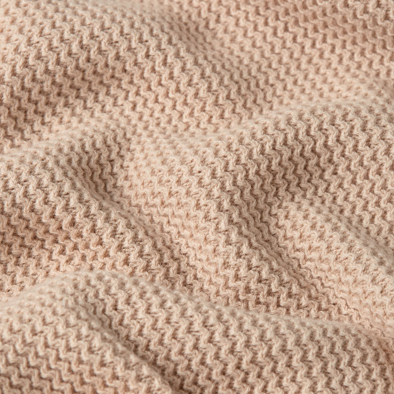 G-STAR Outlet Serrated Knitted Sweater Pink