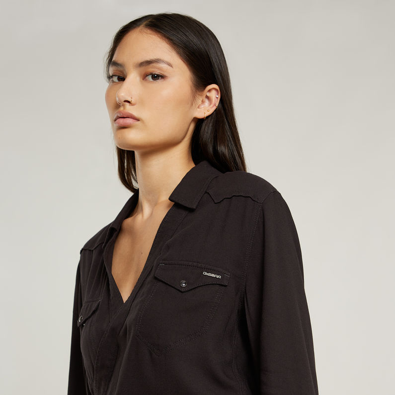G-STAR Outlet Tacoma Wrap Shirt Black