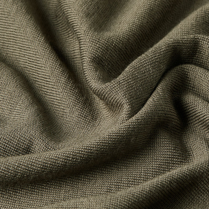 G-STAR Outlet Premium Core Dunda Knitted Polo Brown