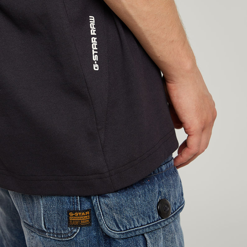 G-STAR Outlet Seam Detail Loose T-Shirt Black