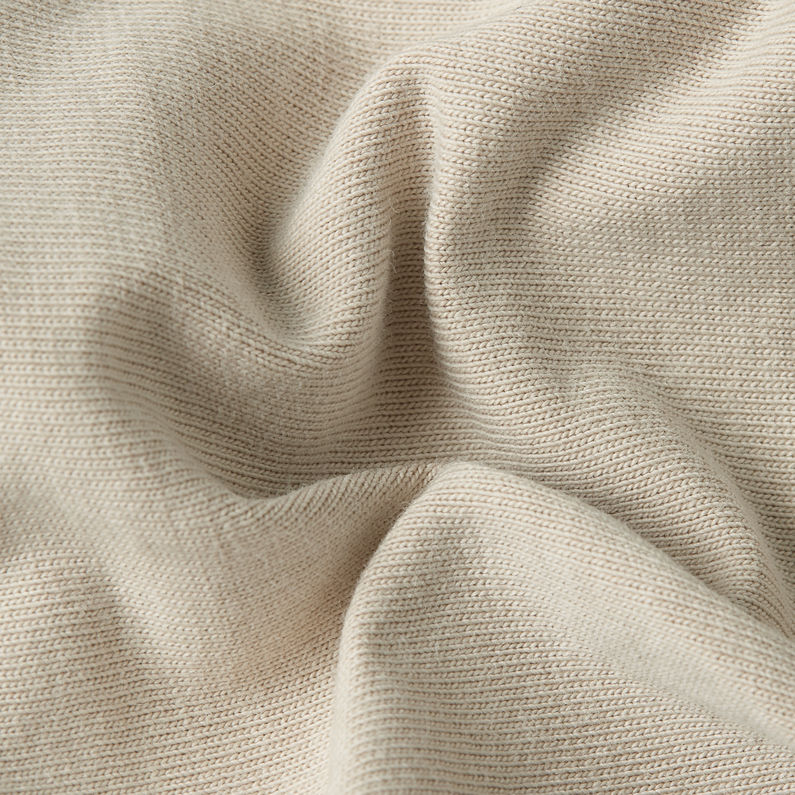 G-STAR Outlet Top Back Zip Overdyed Beige