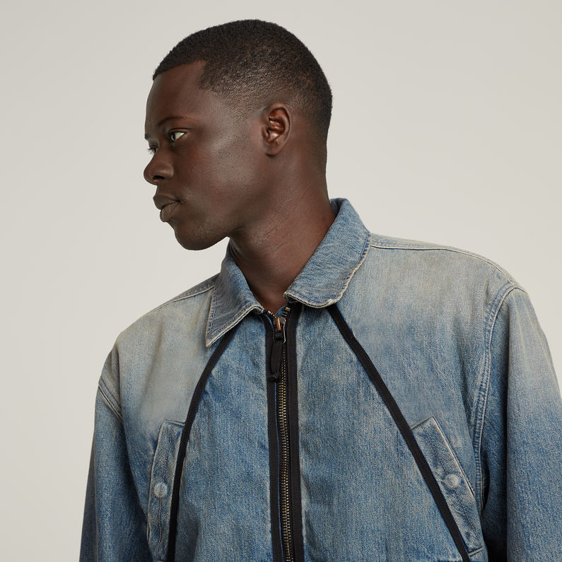 G-STAR Outlet Chaqueta Coach Zip Azul claro