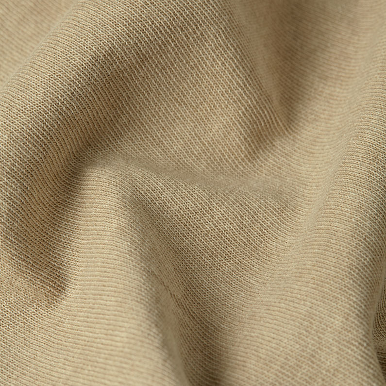 G-STAR Outlet Overdyed Center Chest Boxy T-Shirt Beige