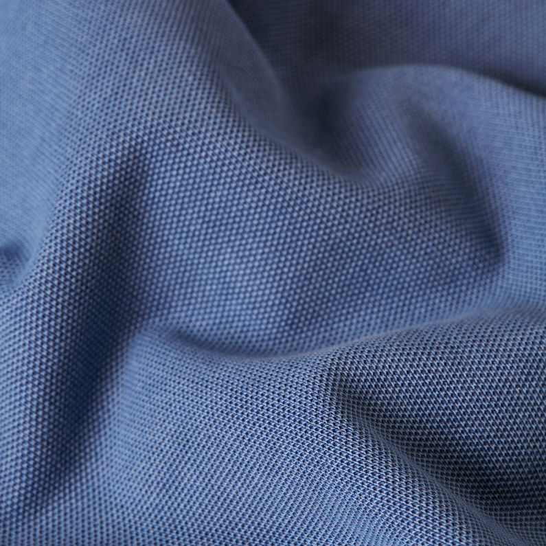 G-STAR Outlet Dunda Overdyed Slim Polo Medium blue