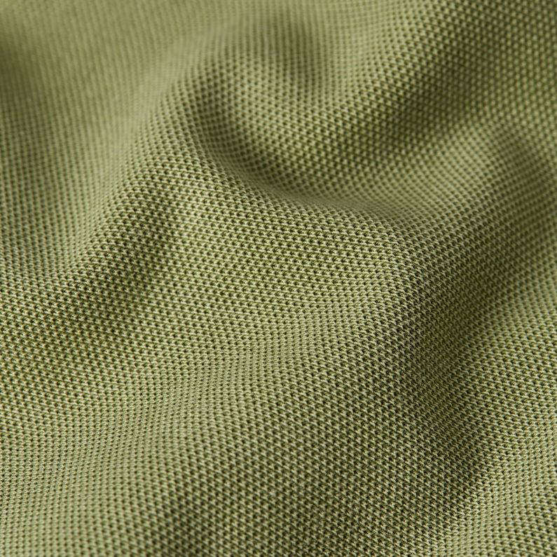 G-STAR Outlet Polo Dunda Overdyed Slim Verde