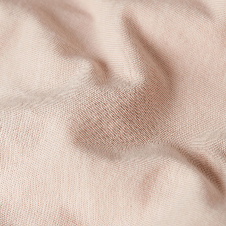 G-STAR Outlet Camiseta Overdyed Front Seam Rosa