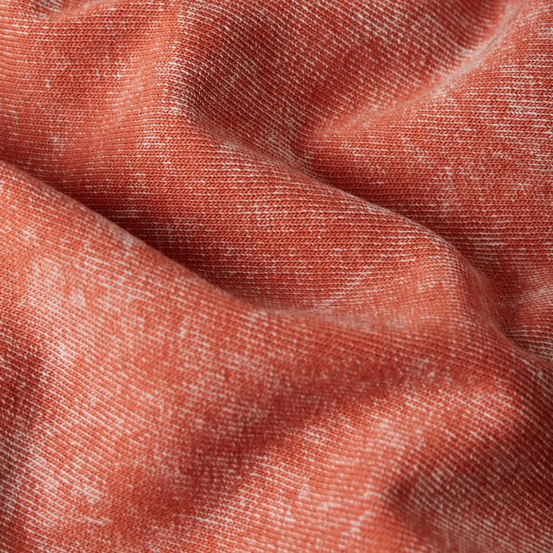 G-STAR Outlet Acid Wash Boxy T-Shirt Red