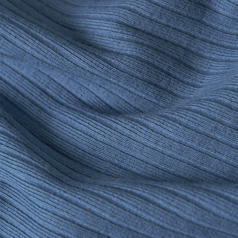 G-STAR Outlet Top sin mangas Slim Rib Azul intermedio