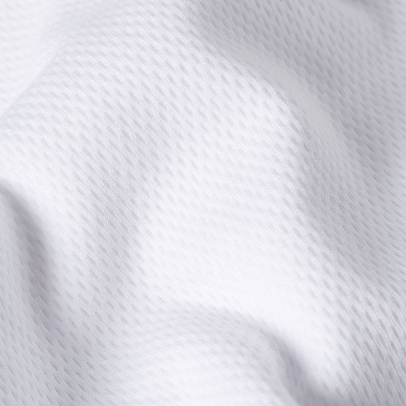 G-STAR Outlet Top Back Snap Slim Cropped Blanco