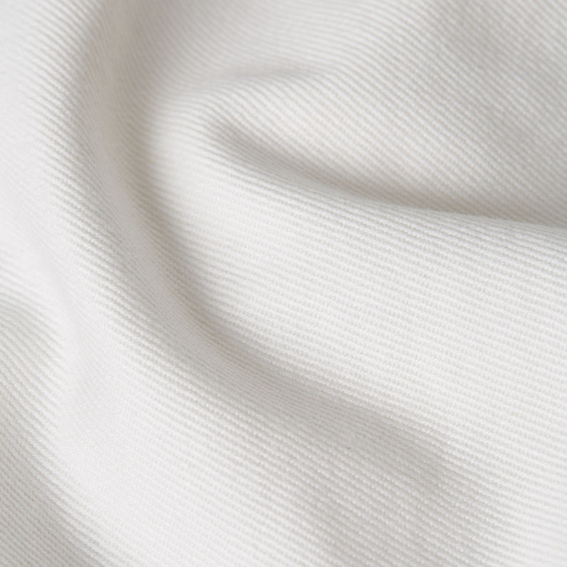 G-STAR Outlet Mini Button Through Skirt White