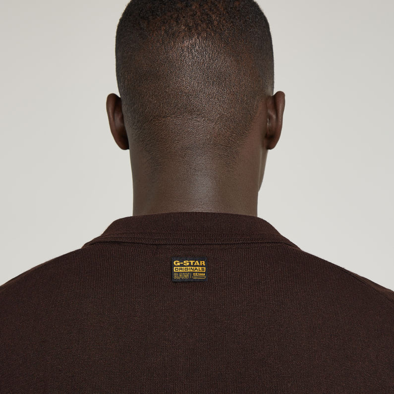G-STAR Outlet Knitted Polo Brown