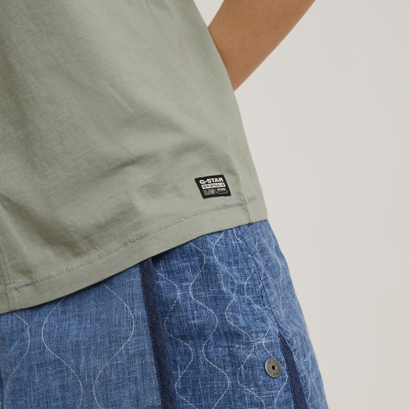 G-STAR Outlet Front Seam Top Grey