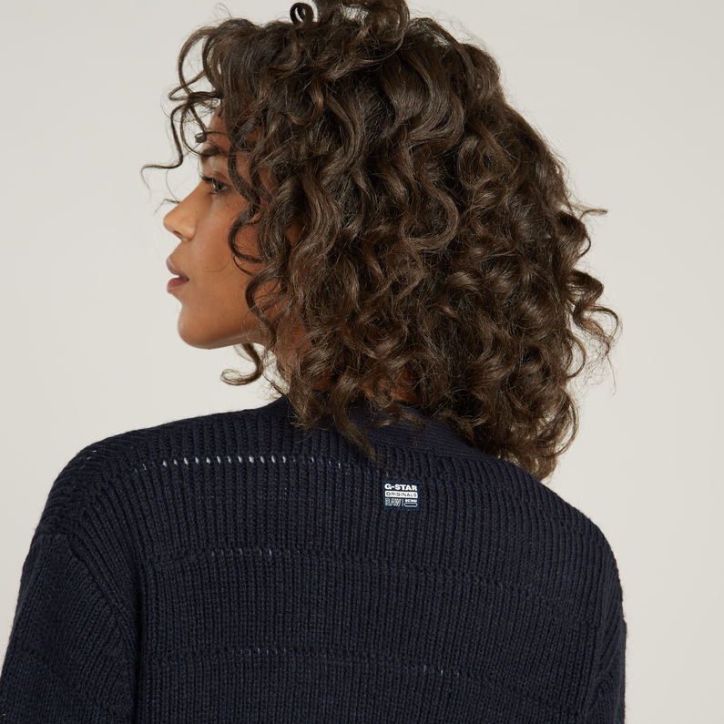 G-STAR Outlet Oristel Knit Cardigan Dark blue