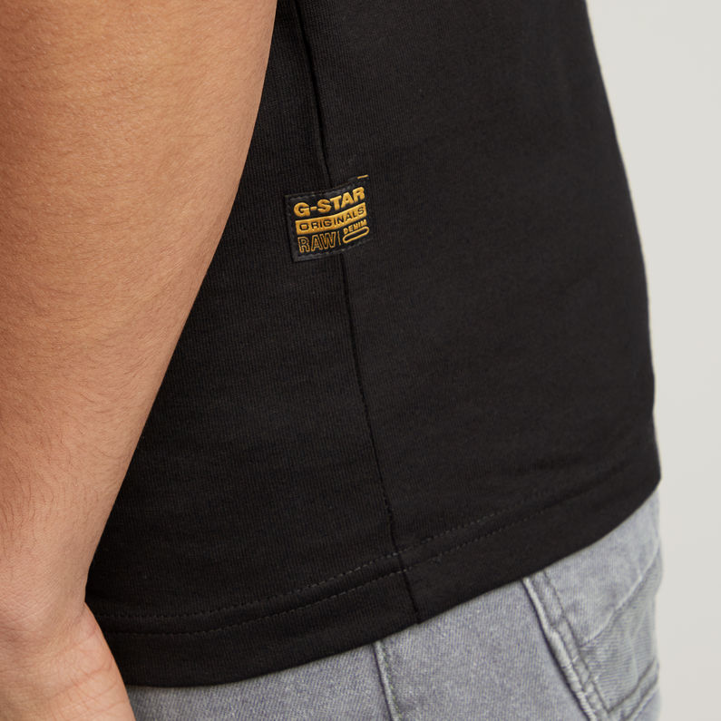 G-STAR Outlet Raw Denim Illustration T-Shirt Black